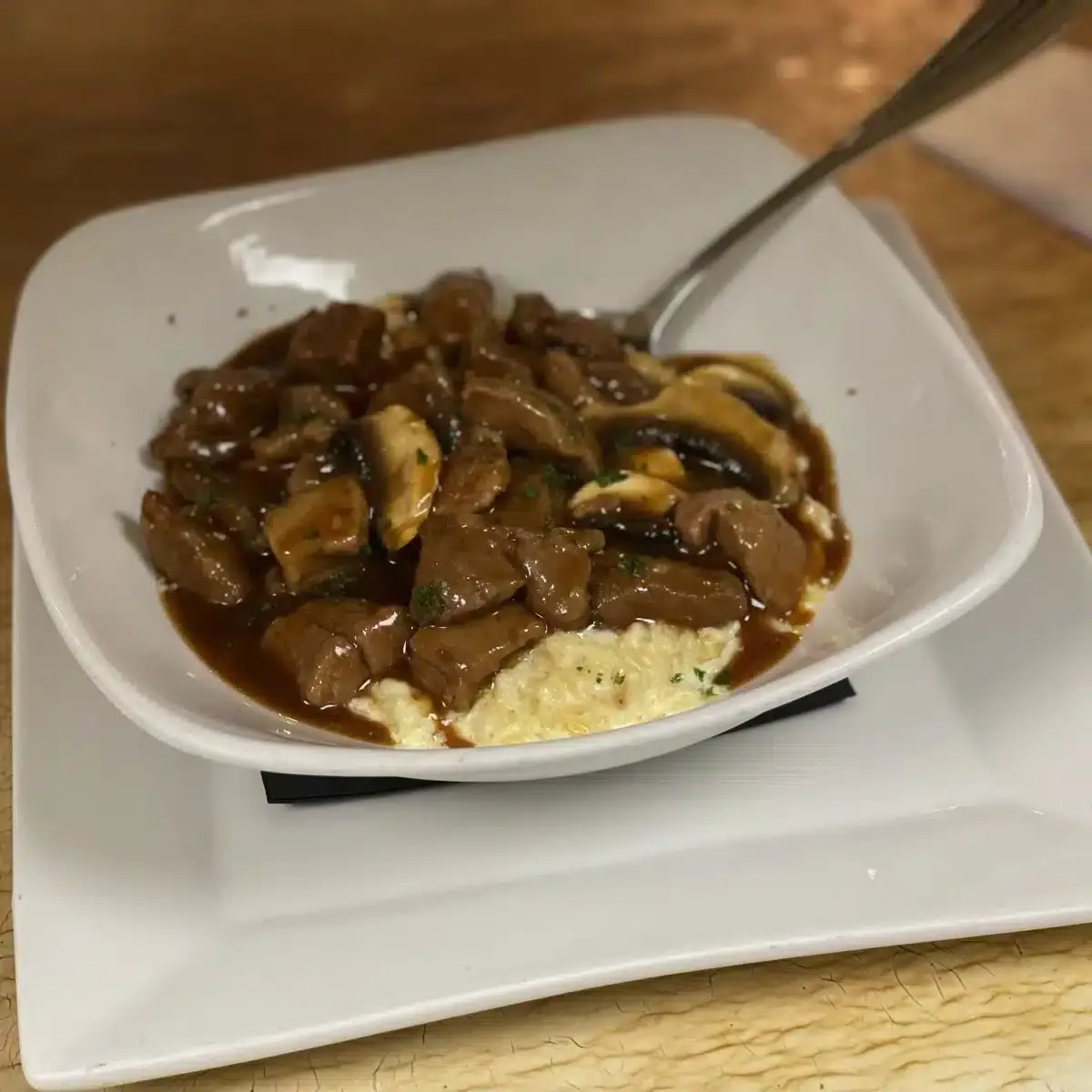 Beef Tips Risotto