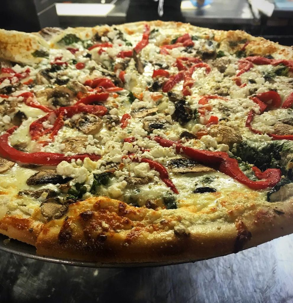 The feast Restaurant pizza