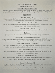Evening Specials 8 11 25