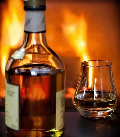 Spirits and Liquors Menu at The Feastwhiskey bottle closeup