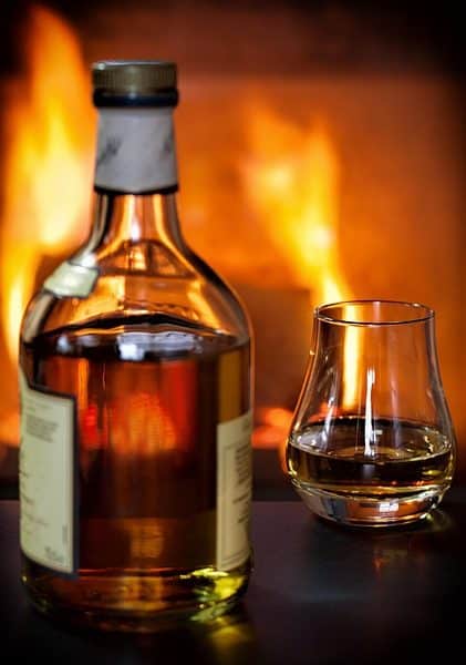 Spirits and Liquors Menu at The Feastwhiskey bottle closeup