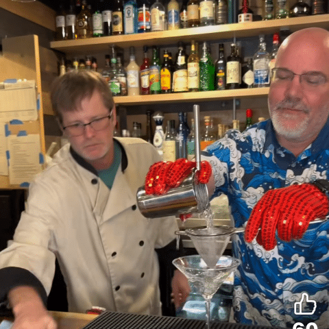 Full liquor bar on Anna Maria at The Feast Restaurant