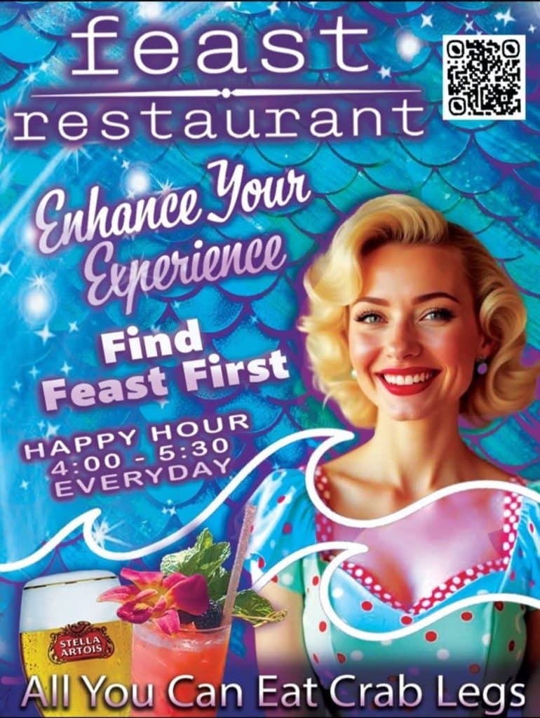 Happy Hour & All You Can Eat Crab Legs The Feast Restaurant